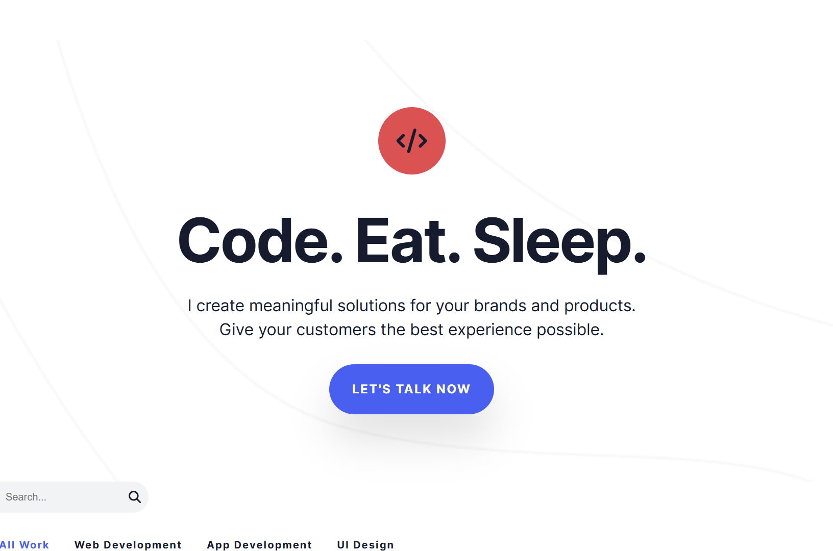 SaaS Landing page